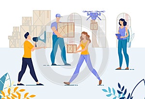 Warehouse, Loaders Team, Logistic Working Process