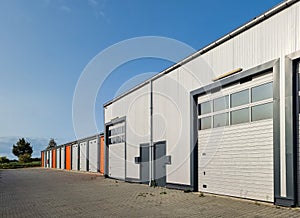 warehouse loading dock and doors