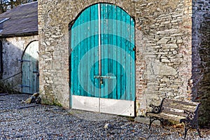 Warehouse locked door