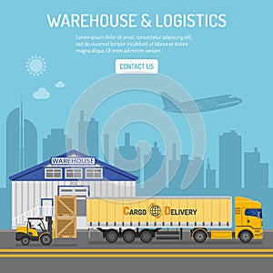 Warehouse and Logistics Concept