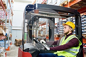 Warehouse Mover Using Forklift