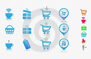 Warehouse objects for use in reports or design photo