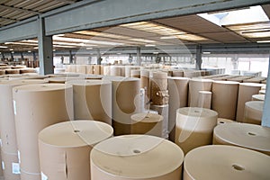 Warehouse (paper and cardoboard) in paper mill