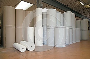 Warehouse (paper and cardoboard) in paper mill