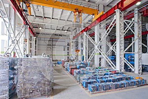 Warehouse storage of molds and tools