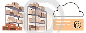 Warehouse Storage System Integrated with Cloud Data Management