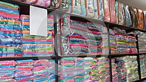 Warehouse of towel softness fluffy fiber fabric