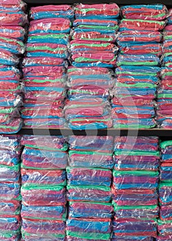 Warehouse of towel softness fluffy fiber fabric