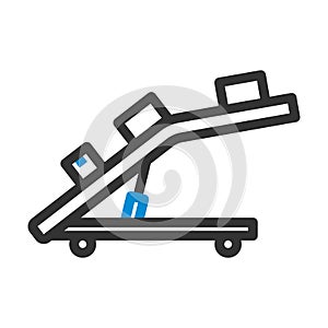 Warehouse Transportation System Icon