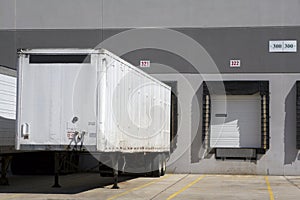 Warehouse truck loading