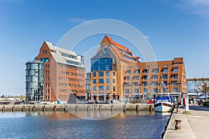 Warehouses at the Unterwarnow river in Rostock