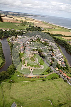 Warkworth from the air