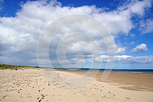 Warkworth Beach looking towards Alnmouth UK