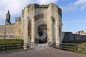 Warkworth Castle Gate house photo
