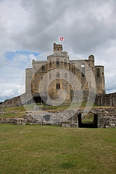 Warkworth Castle Keep Northumberland England