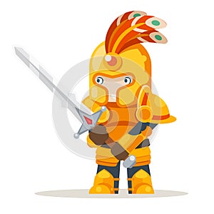 Warlord greatsword two-handed sword fantasy medieval action RPG game character layered animation ready character vector