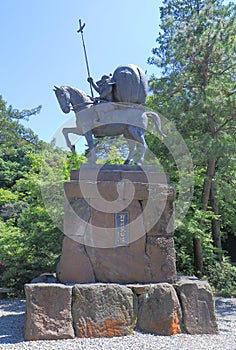 Warlord stature Kanazawa Japan photo