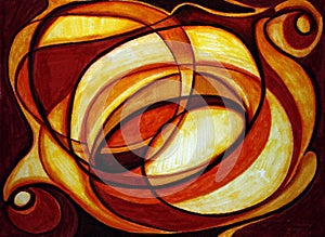 Warm Abstract Design