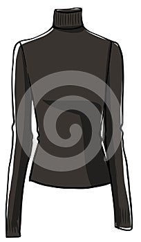 Warm autumn sweater with sleeves stylish clothes