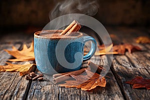Autumnal Cinnamon Hot Chocolate