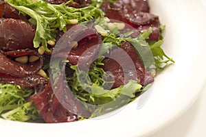 Warm beef salad