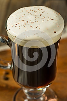 Warm Boozy Irish Coffee