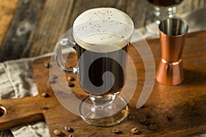 Warm Boozy Irish Coffee