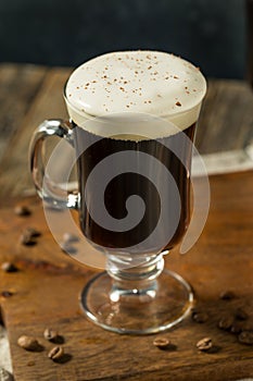 Warm Boozy Irish Coffee