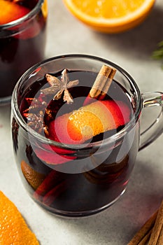 Warm Christmas Mulled Wine Glogg photo