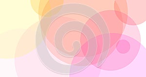 Warm colored circles abstract wallpaper