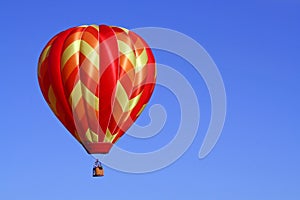 Warm Colored Hot Air Balloon