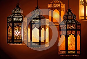 the warm glow of a traditional Ramadan lantern, the cultural significance of Muslim lanterns.