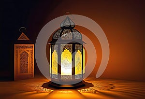 the warm glow of a traditional Ramadan lantern, the cultural significance of Muslim lanterns.