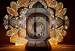 the warm glow of a traditional Ramadan lantern, the cultural significance of Muslim lanterns.