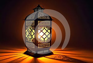 the warm glow of a traditional Ramadan lantern, the cultural significance of Muslim lanterns.