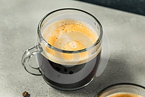 Warm Hot Americano Coffee photo