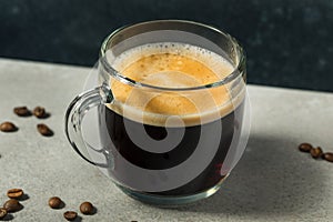 Warm Hot Americano Coffee photo