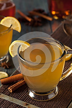 Warm Hot Toddy with Lemon
