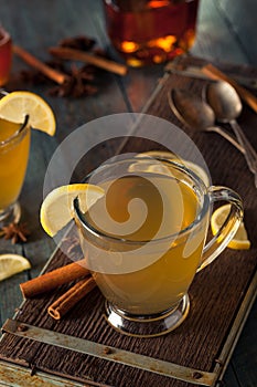 Warm Hot Toddy with Lemon