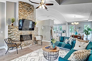 Warm and inviting living room