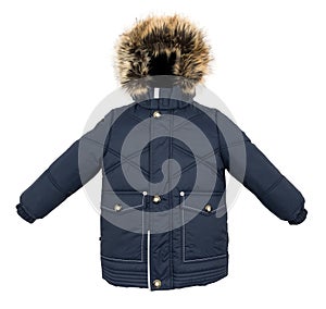 Warm jacket isolated