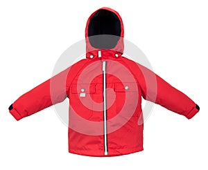 Warm jacket isolated