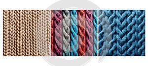 warm knit texture background