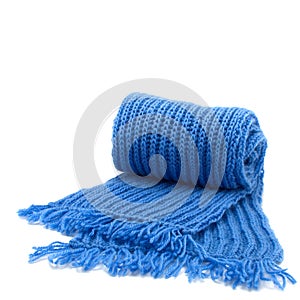 Warm knitted scarf