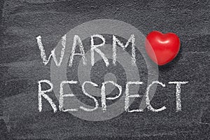 Warm respect heart