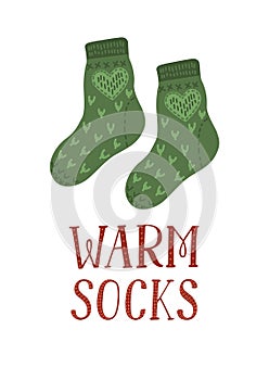 Warm socks.