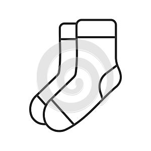 Warm socks linear icon