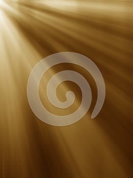 Warm sun rays light effects