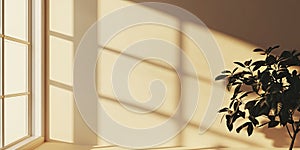 Warm Sunlight Streaming Through Window