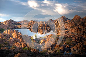 Watson Lake Sunset in the Granite Dells Prescott Arizona